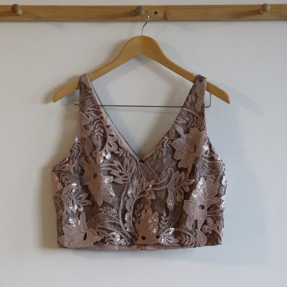 NWT Belle Badgley Mischka 2 Piece Evening Gown Set - Picture 10 of 16